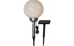 Luna Solcellslampa Klot På Pinne, 37 cm Varmvit 0,12W