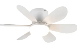 Takfläktar<Reality Lund Takfläkt 53cm LED matt vit