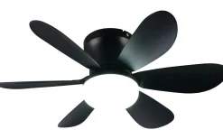 Reality Lund Takfläkt 53cm LED mattsvart* Takfläktar