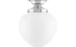 Badrumslampor Tak<Karlskrona Lampfabrik Lundkvist 100 - Förnicklad Badrum IP24