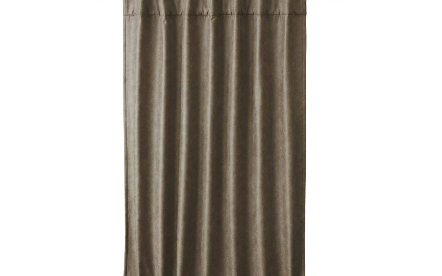 Svanefors Lycke Gardin 1-pack Mörkbrun 1x135x280cm* Enfärgade Gardiner