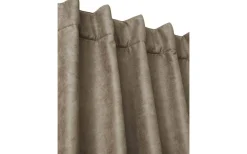 Svanefors Lycke Gardin 1-pack Mörkbrun 1x135x280cm* Enfärgade Gardiner