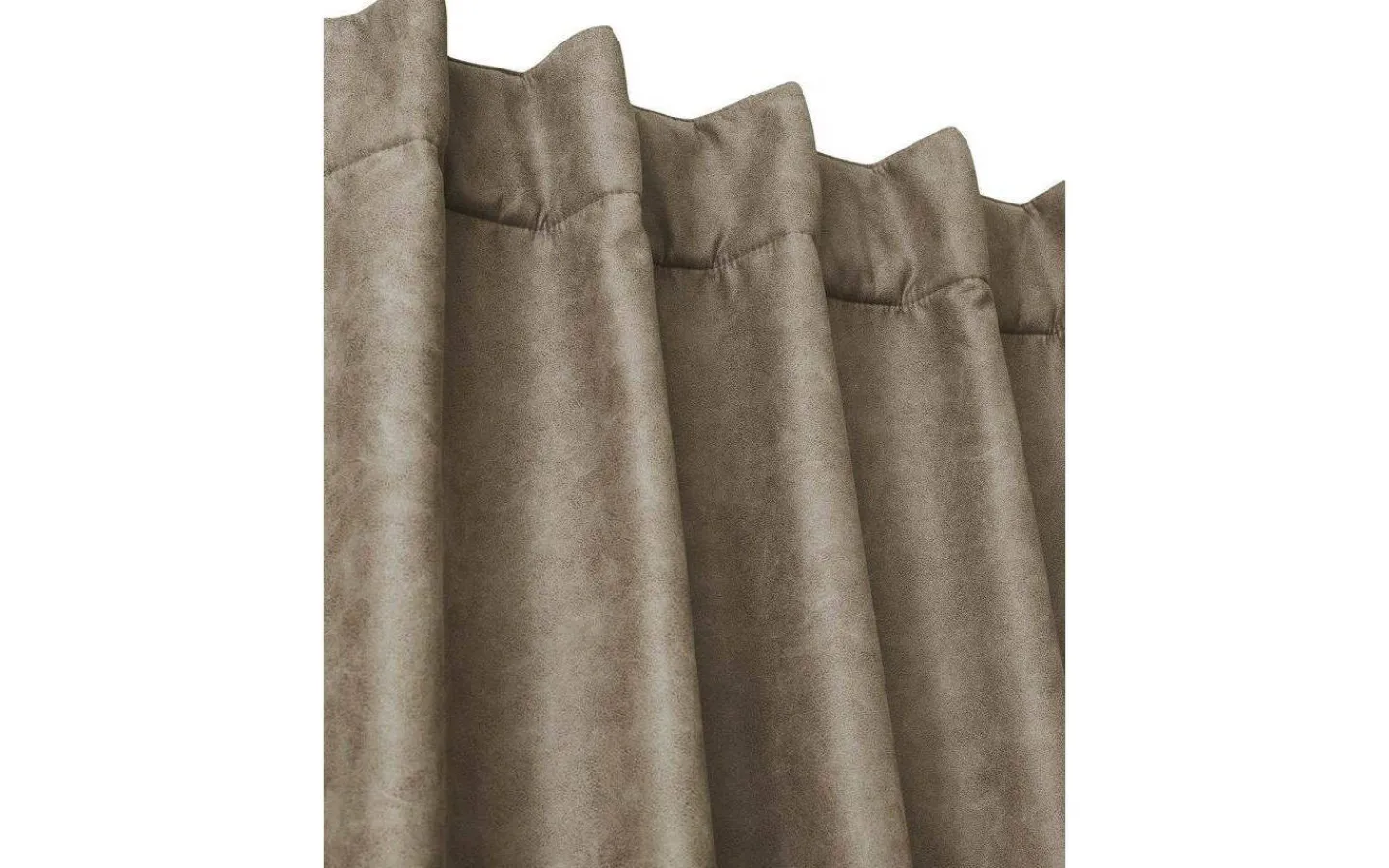 Svanefors Lycke Gardin 1-pack Mörkbrun 1x135x280cm* Enfärgade Gardiner