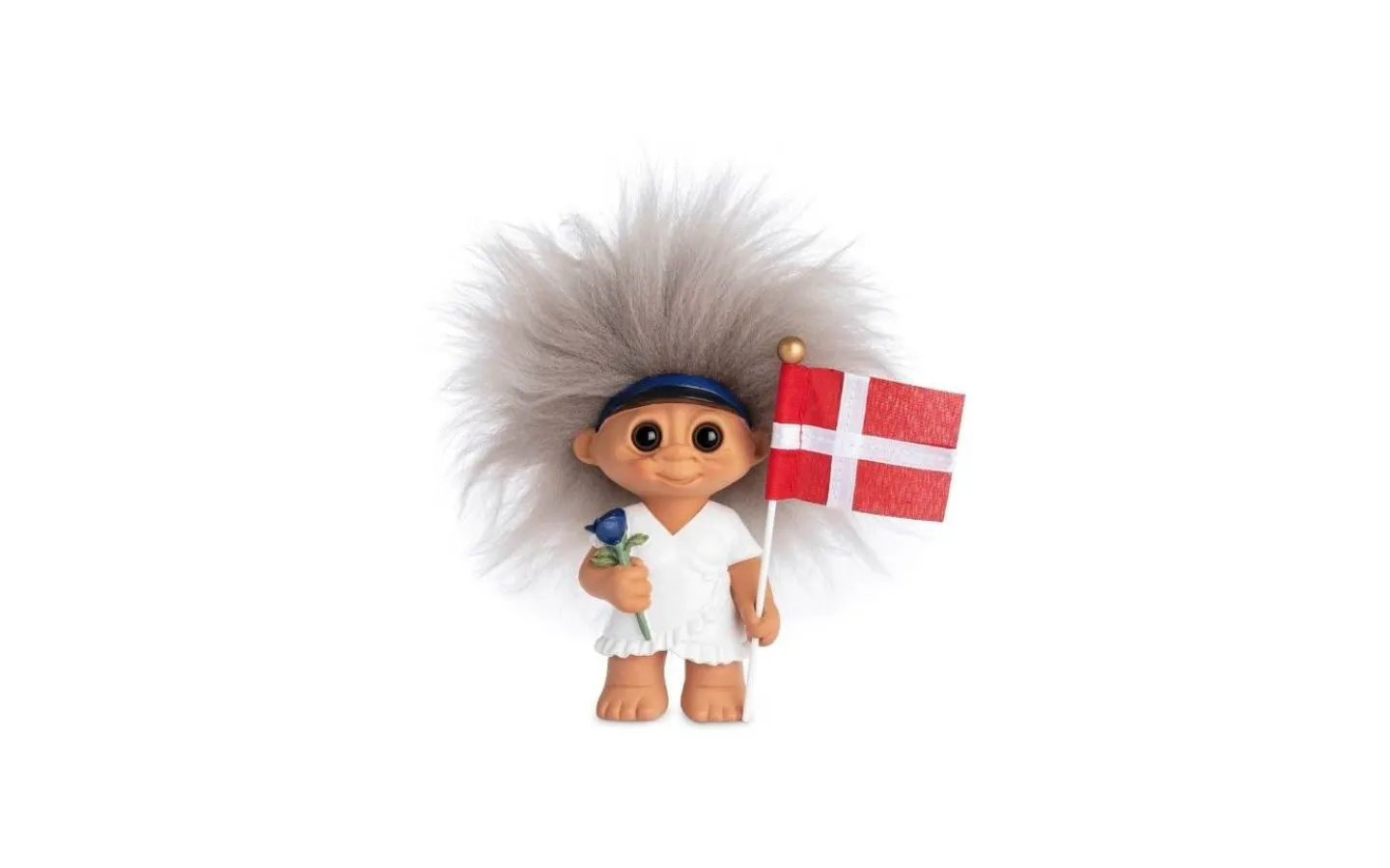 Spring Copenhagen Lyckotroll Examen Tjej Blå 9 cm* Prydnadssaker