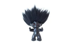 Lyckotroll Matt Svart 9 cm