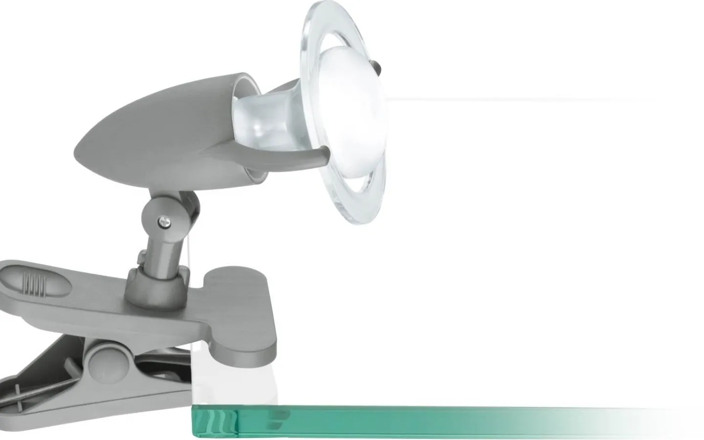 Klämlampor<Eglo Lydia Klämspot Silver