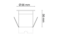 Lightson Lynx Brons Decklight LED 3000K 18lm 2W IP67* Decklights Led|Lightson Garden Plug & Play