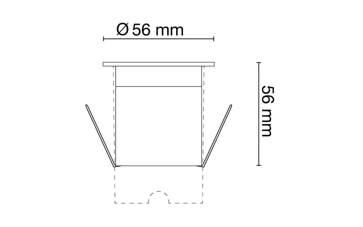 Lightson Lynx Brons Decklight LED 3000K 18lm 2W IP67* Decklights Led|Lightson Garden Plug & Play