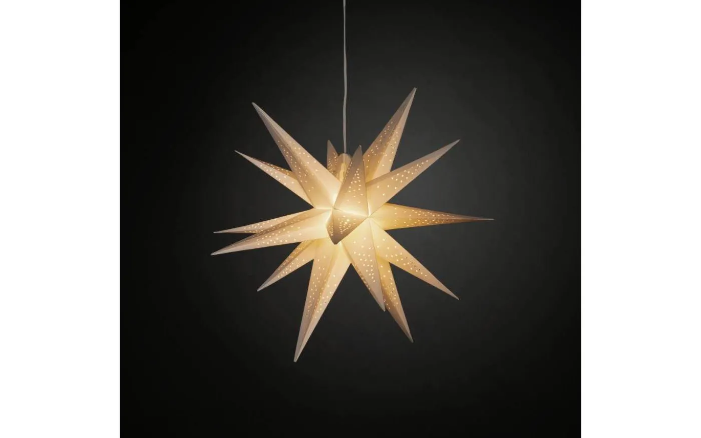 Lynx 3D Julstjärna 60cm Vit