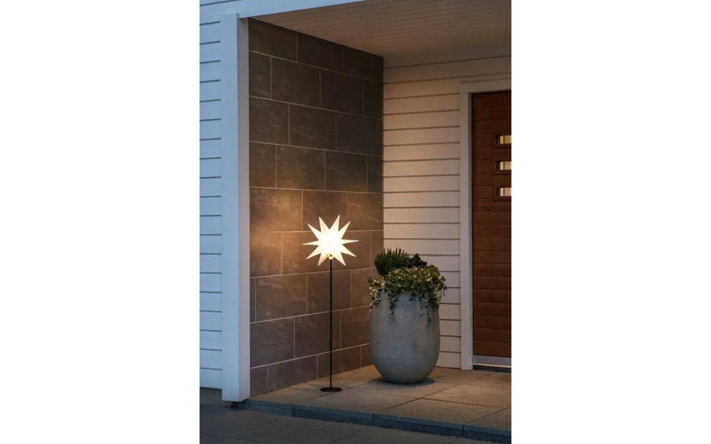 Julpynt Utomhus<Konstsmide Lynx 3D Stjärna på Fot 120cm IP44