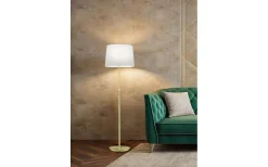 Trio Lighting Lyon Golvlampa 3xE27 matt mässing* Golvlampor