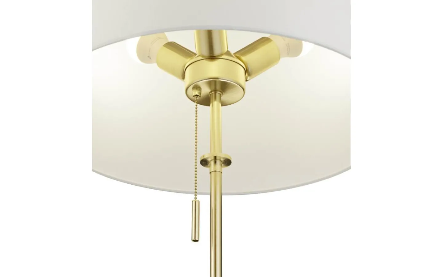 Trio Lighting Lyon Golvlampa 3xE27 matt mässing* Golvlampor