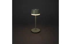 Uppladdningsbara Lampor Utomhus|Uppladdningsbara Lampor Utomhus<Konstsmide Lyon Uppladdningsbar Bordslampa LED CCT+RGB 30cm Gröngrå IP54