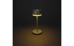 Uppladdningsbara Lampor Utomhus|Uppladdningsbara Lampor Utomhus<Konstsmide Lyon Uppladdningsbar Bordslampa LED CCT+RGB 30cm Gröngrå IP54