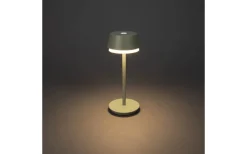 Uppladdningsbara Lampor Utomhus|Uppladdningsbara Lampor Utomhus<Konstsmide Lyon Uppladdningsbar Bordslampa LED CCT+RGB 30cm Gröngrå IP54