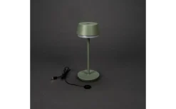 Uppladdningsbara Lampor Utomhus|Uppladdningsbara Lampor Utomhus<Konstsmide Lyon Uppladdningsbar Bordslampa LED CCT+RGB 30cm Gröngrå IP54