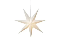 Lysa Julstjärna 70cm Vit
