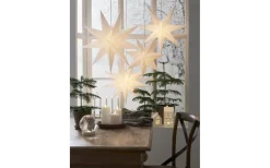 Lysa Julstjärna 70cm Vit