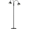 Vardagsrum|Golvläslampor<Cottex Läza Golvlampa 132cm 2xE14 Svart