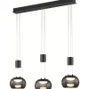 Avlånga Taklampor<Trio Lighting Madison Takpendel LED 3-delad mattsvart