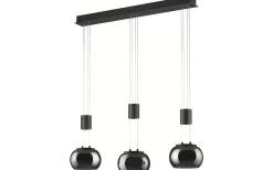 Avlånga Taklampor<Trio Lighting Madison Takpendel LED 3-delad mattsvart