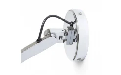 Madison W Vägglampa Vit/Krom E27