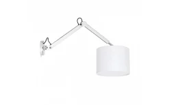 Madison W Vägglampa Vit/Krom E27