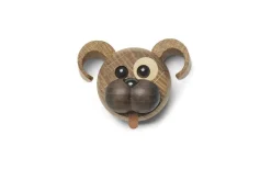Magnetic Happy Magnet Hund Ek/Lönn 5 cm