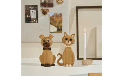 Magnetic Happy Magnet Hund Ek/Lönn 5 cm