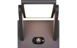 Trio Lighting Malawi hybrid solcellsdriven Vägglampa LED antracitgrå uppladdningsbar rörelse- och skymningssensor IP65* Solcellslampor Vägg|Visa Alla Solcellslampor