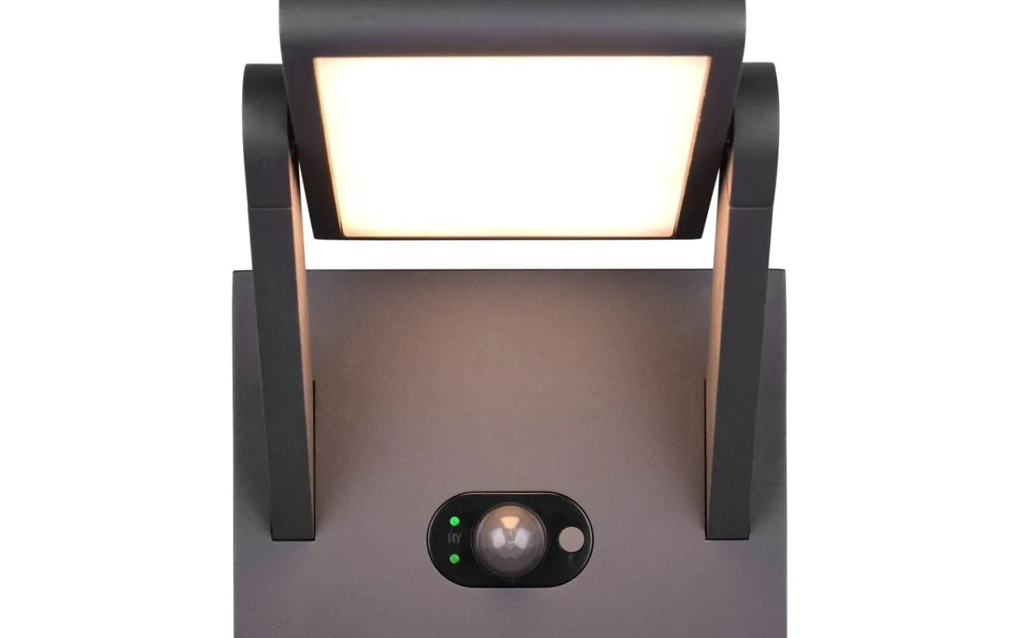 Trio Lighting Malawi hybrid solcellsdriven Vägglampa LED antracitgrå uppladdningsbar rörelse- och skymningssensor IP65* Solcellslampor Vägg|Visa Alla Solcellslampor