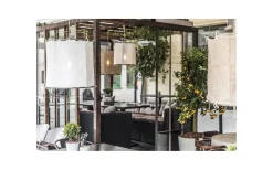 Hallbergs Malibu Taklampa 50cm Vit* Vardagsrum|Stora Taklampor Ø50-69 Cm