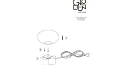 Bordslampor<Globen Lighting Mammut Bordslampa 18cm Grå