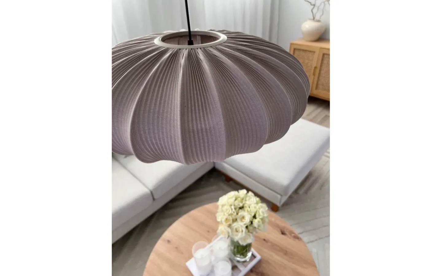Stora Taklampor Ø50-69 Cm<Aneta Mamsell Taklampa 55cm Varmgrå