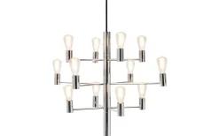 Herstal Manola Takkrona 60cm LED 12x2,5W Krom* Vardagsrum|Kök & Matplats