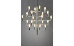 Herstal Manola Takkrona 70cm LED 20x2,5W Krom* Kök & Matplats|Stora Taklampor Ø70-150 Cm