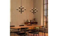 Manola Takkrona Mini 45cm LED 12x2,5W Svart