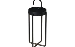 Konstsmide Manorola Uppladdningsbar Ljuslykta 39cm Svart IP54* Uppladdningsbara Lampor Utomhus|Uppladdningsbara Lampor Utomhus