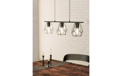 Eglo Mardyke Taklampa 78cm 3L Svart* Kök & Matplats|Avlånga Taklampor