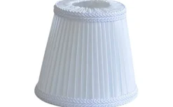 Hallbergs Margareta Plisserad Lampskärm Ø12cm Offwhite* Plisserade Lampskärmar