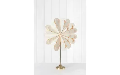Marigold Julstjärna på Fot 68cm Vit/Mässing