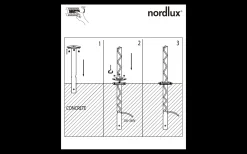 Nordlux Markfäste Galvaniserat Stål,* Pollare & Grindlyktor|Stolpar & Fundament