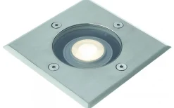 Malmbergs Markspotlight Haninge 2 Kvadrat, GU10 Rostfritt stål* Markbelysning