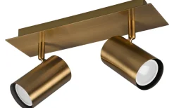 Takspot Med 2 Lampor<Trio Lighting Marley Spotlight 2-delad GU10 antikmässing