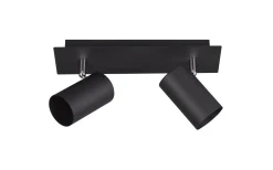 Takspot Med 2 Lampor<Trio Lighting Marley Spotlight 2-delad GU10 mattsvart