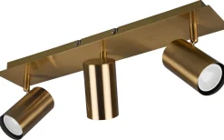 Avlånga Takspotlights|Takspot Med 3 Lampor<Trio Lighting Marley Spotlight 3-delad GU10 antikmässing