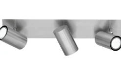 Trio Lighting Marley Spotlight 3-delad 3xGU 10 borstad stål* Avlånga Takspotlights|Takspot Med 3 Lampor