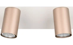 Trio Lighting Marley Spotlight 2-delat GU10 kaffebrun/mattvit* Takspot Med 2 Lampor