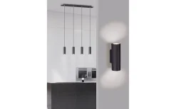 Avlånga Taklampor<Trio Lighting Marley Takpendel 4-delat 75cm GU10 mattsvart