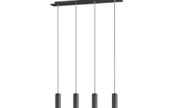 Avlånga Taklampor<Trio Lighting Marley Takpendel 4-delat 75cm GU10 mattsvart